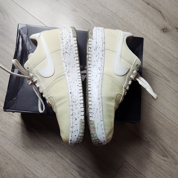 Nike Air Force 1 Crater Summit White Sneakers Shoes Womens Size 8.5 - CT1986-100 - Picture 4 of 7